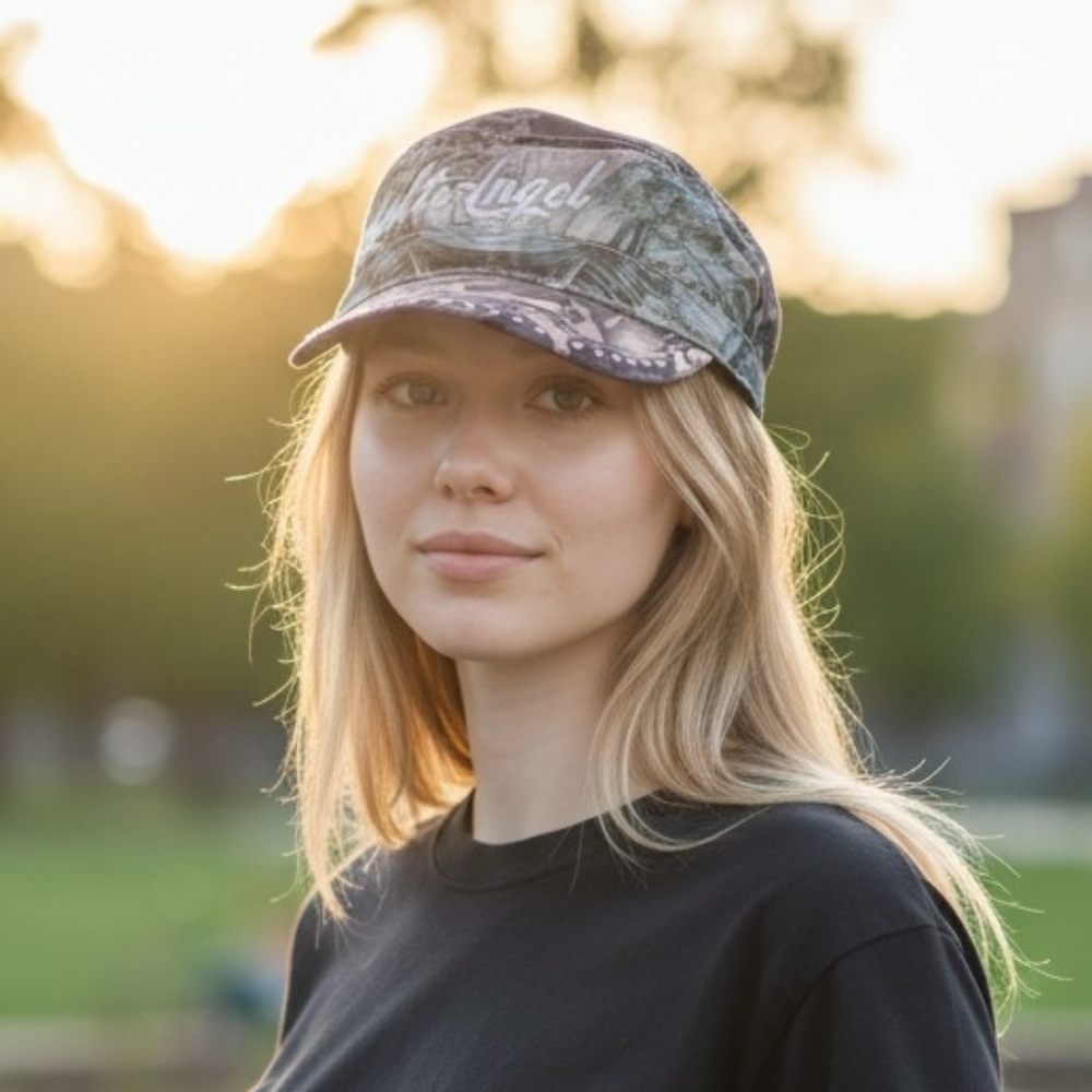 Hot Leathers Asphalt Angel Embroidered Cap